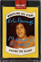 Robin Roussimoff Signed LE Andre The Giant 1982 Wrestling All-Stars French Back Inscribed "8th Wonder of the World" (Roussimoff Authentic) at PristineAuction.com