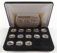 "Kentucky Derby Award Winners" Set of (13) 24Kt Gold Plated Kentucky US Statehood Quarters at PristineAuction.com