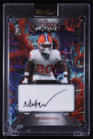 Nate Wiggins 2023 Wild Card American Metallix Autograph Blue Lazer #NWA #1/1 RC at PristineAuction.com