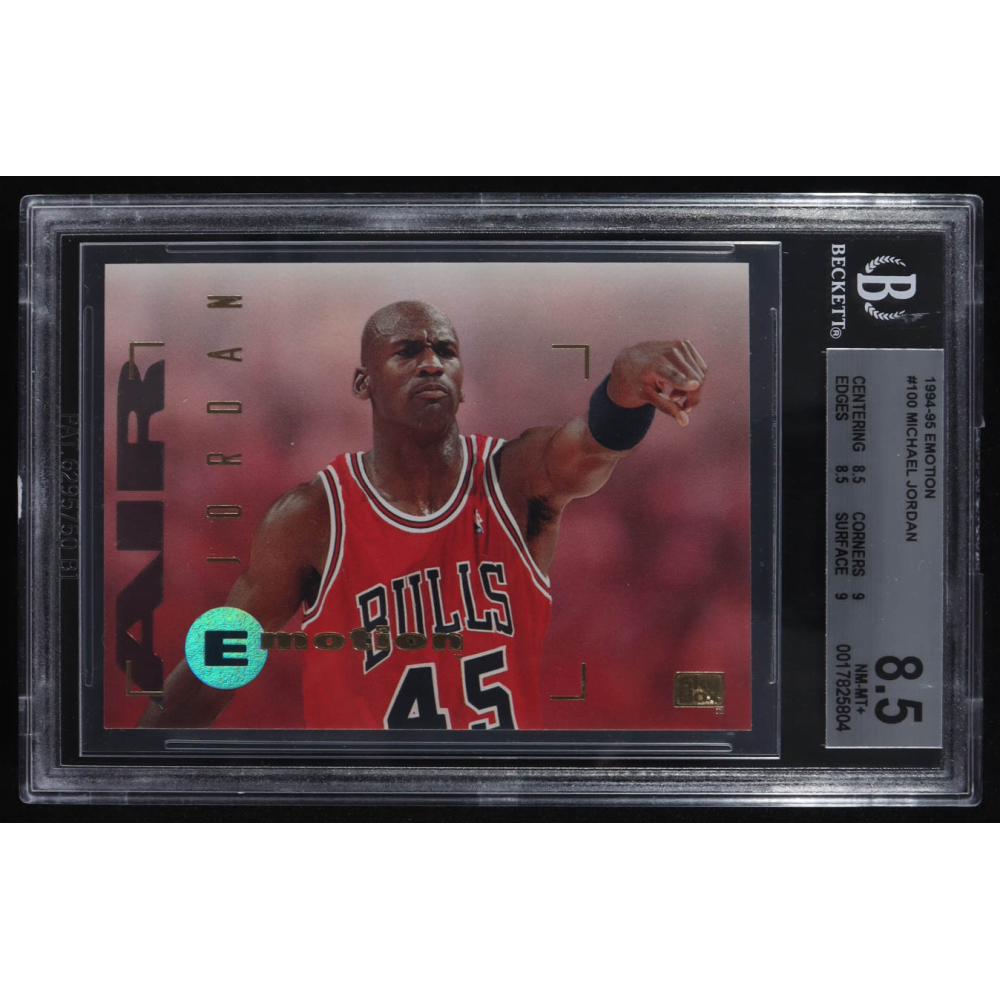 Michael Jordan 1994-95 Emotion #100 (BGS 8.5) at PristineAuction.com