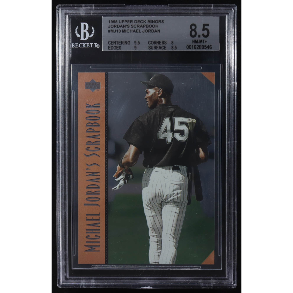 Michael Jordan 1995 Upper Deck Minors Michael Jordan Scrapbook #MJ10 (BGS 8.5) at PristineAuction.com