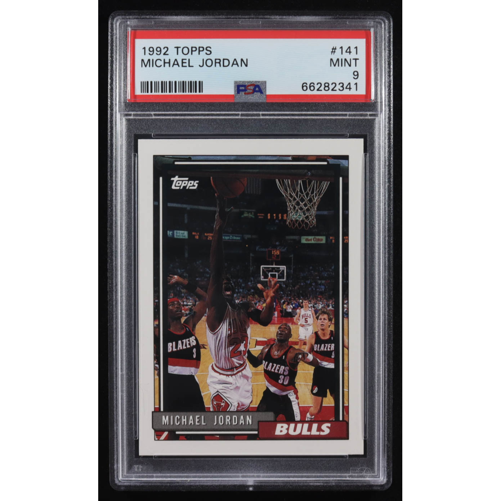 Michael Jordan 1992-93 Topps #141 (PSA 9) at PristineAuction.com