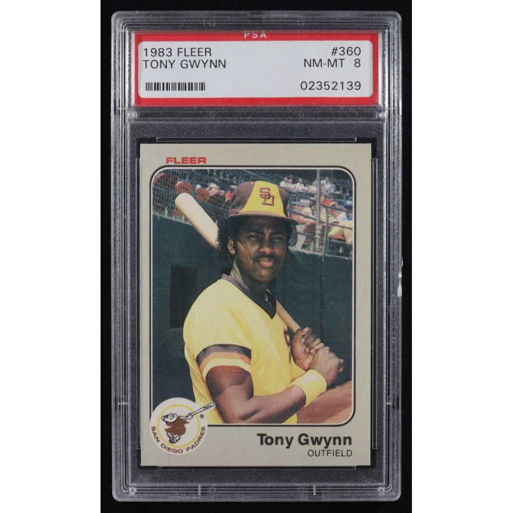 Tony Gwynn 1983 Fleer #360 RC (PSA 8) at PristineAuction.com