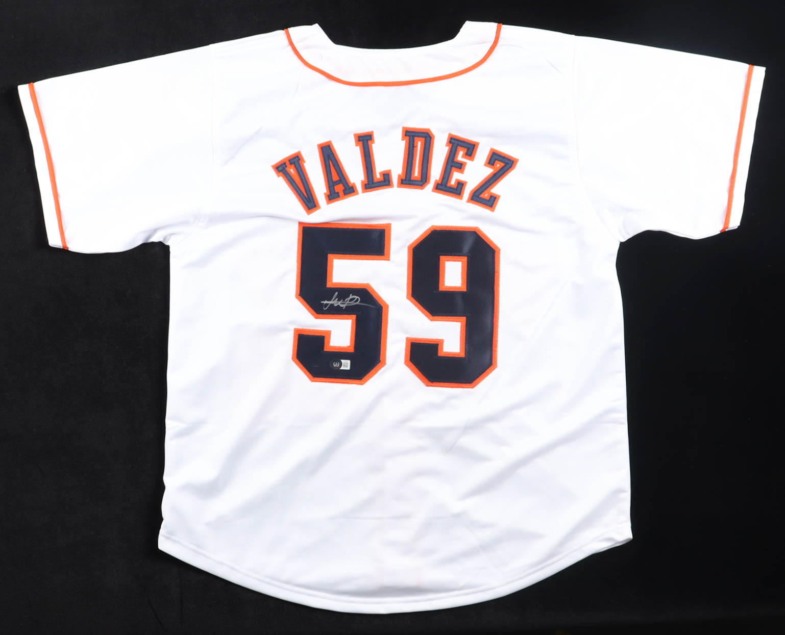 Framber Valdez Signed Jersey (Beckett) at PristineAuction.com Framber Valdez Signed Jersey (Beckett) at PristineAuction.com