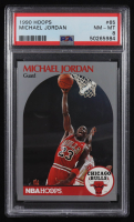 Michael Jordan 1990-91 Hoops #65 (PSA 8) at PristineAuction.com