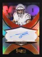 Chase Brown 2024 Select Select Signatures Prizm #87 at PristineAuction.com