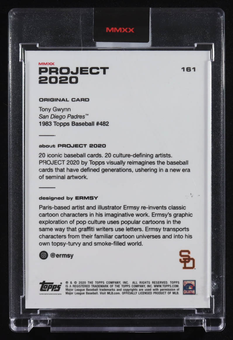Tony Gwynn 2020 Topps Project 2020 #161 Ermsy at PristineAuction.com Tony Gwynn 2020 Topps Project 2020 #161 Ermsy at PristineAuction.com
