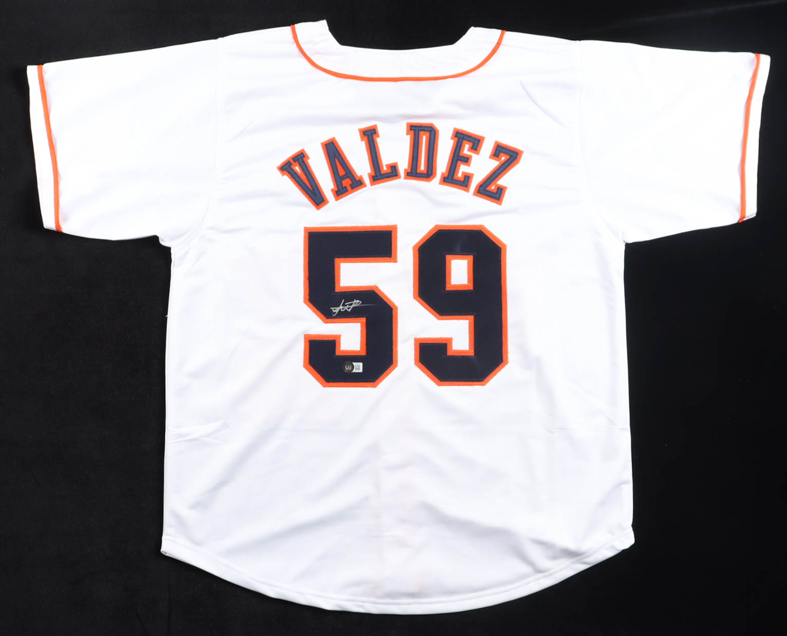 Framber Valdez Signed Jersey (Beckett) at PristineAuction.com Framber Valdez Signed Jersey (Beckett) at PristineAuction.com
