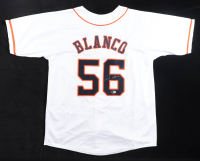 Ronel Blanco Signed Jersey (Beckett) at PristineAuction.com