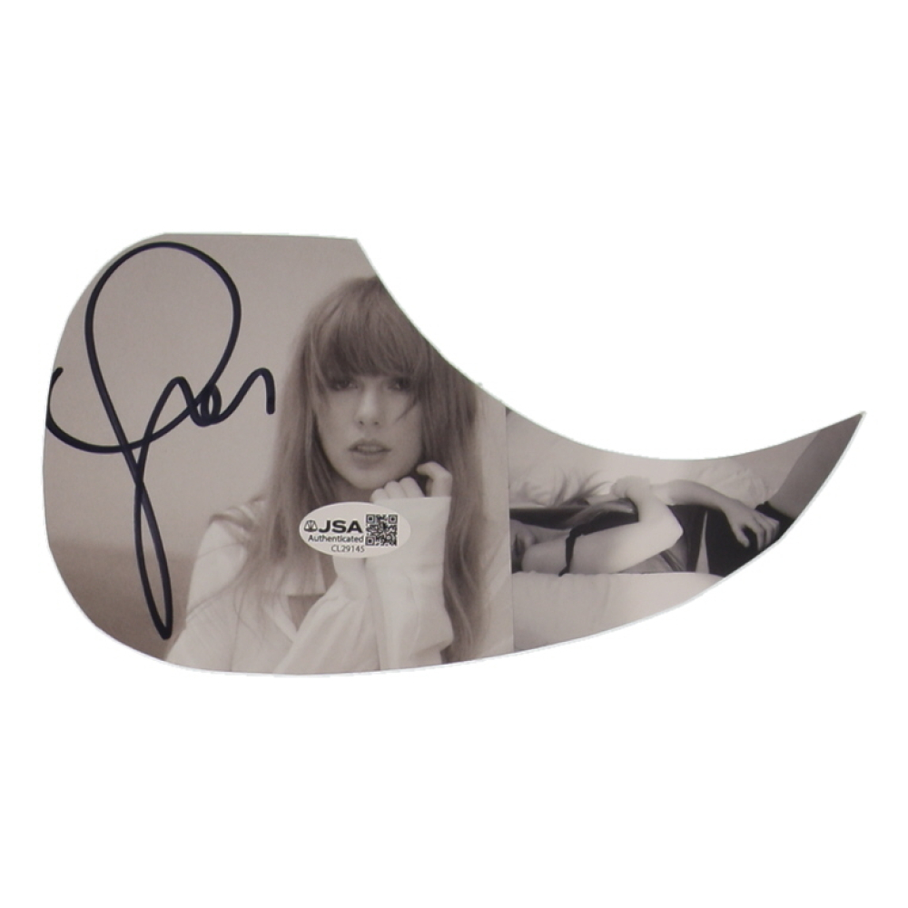 Taylor Swift Signed Acoustic Guitar Pick Guard (JSA) at PristineAuction.com