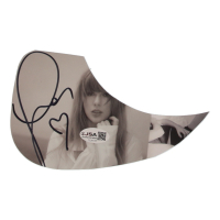 Taylor Swift Signed Acoustic Guitar Pick Guard (JSA) at PristineAuction.com