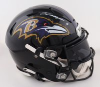 Zay Flowers Signed Ravens Full-Size Authentic On-Field SpeedFlex Helmet with Custom Visor (Beckett) at PristineAuction.com