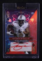 Tetairoa McMillan 2024 Wild Card 5 Card Draw Stacked Deck Autographs Queen Of Diamonds Color Match Rainbow Foil #SDJD-TMA #1/1 RC at PristineAuction.com