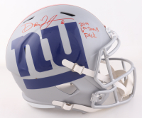 Daniel Jones Signed Giants Full-Size AMP Alternative Speed Helmet Inscribed "2019 6th Overall Pick" (Beckett) at PristineAuction.com