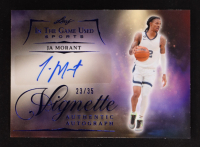 Ja Morant 2025 Leaf In The Game Used Vignette Authentic Autographs #VJM1 #23/35 at PristineAuction.com