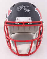 Travis Kelce Signed Chiefs Full-Size AMP Alternate Speed Helmet (Beckett) at PristineAuction.com