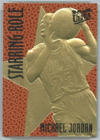 Michael Jordan 1996-97 Fleer Ultra Feel the Game Starring Role 23KT Gold Card #NNO at PristineAuction.com