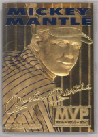 Mickey Mantle 1996 Bleachers MVP 23KT Gold Card #NNO at PristineAuction.com