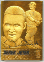 Derek Jeter 2004 Merrick Mint 23KT Gold Sculptured Signature Series at PristineAuction.com