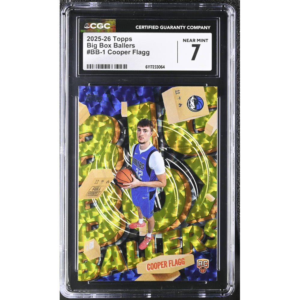 Cooper Flagg 2025-26 Topps Big Box Ballers #BB-1 RC (CGC 7) at PristineAuction.com