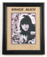 Grace Slick Signed Custom Framed Photo Display (Beckett) at PristineAuction.com