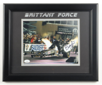 Brittany Force Signed Custom Framed Photo Display (JSA) at PristineAuction.com