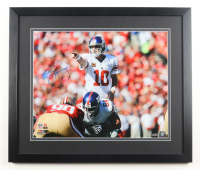 Eli Manning Signed Giants Custom Framed Photo Display (Steiner) at PristineAuction.com