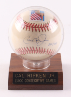 Cal Ripken Jr. Signed LE OAL 2500 Consecutive Commemorative Baseball In Display Case (Ripken Jr.) at PristineAuction.com