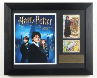 Harry Potter 2001 Panini Sparkle Stickers "Harry Potter and the Philosopher's Stone" Custom Framed Display at PristineAuction.com