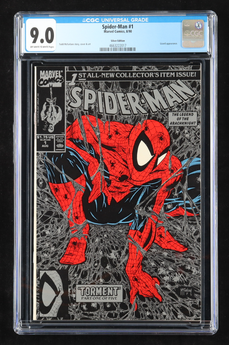 1990 "Spider-Man" #1 Marvel Comic Book (CGC 9.0) at PristineAuction.com 1990 "Spider-Man" #1 Marvel Comic Book (CGC 9.0) at PristineAuction.com