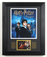 "Harry Potter and the Philosopher's Stone" Custom Framed Display Featuring 2 Harry Potter Stickers at PristineAuction.com