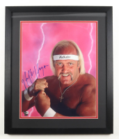 Hulk Hogan Signed WWE Custom Framed Photo Display (Beckett) at PristineAuction.com