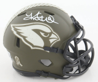 Kurt Warner Signed Cardinals Salute to Service Alternate Speed Mini Helmet (Beckett) at PristineAuction.com