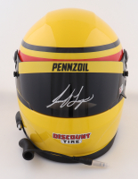 Joey Logano Signed NASCAR Pennzoil/3X Full-Size Helmet (PA) at PristineAuction.com