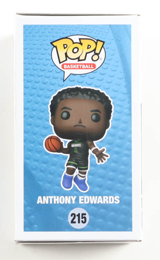 Anthony Edwards Signed Timberwolves #215 Funko Pop! Vinyl Figure (JSA) at PristineAuction.com Anthony Edwards Signed Timberwolves #215 Funko Pop! Vinyl Figure (JSA) at PristineAuction.com