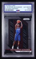 Shai Gilgeous-Alexander Signed 2018-19 Panini Prizm #184 RC (PSA) at PristineAuction.com