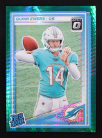 Quinn Ewers 2025 Donruss Optic Green Hyper #213 RR RC at PristineAuction.com