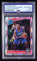Shai Gilgeous-Alexander Signed 2018-19 Panini Donruss Optic Rated Rookie #162 RC (PSA) at PristineAuction.com