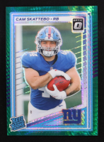 Cam Skattebo 2025 Donruss Optic Green Hyper #228 RR RC at PristineAuction.com