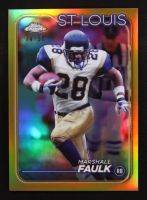 Marshall Faulk 2024 Topps Chrome Gold Refractors #101 #34/50 at PristineAuction.com