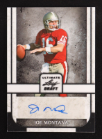 Joe Montana 2022 Leaf Ultimate Draft Silver Spectrum #BAJM2 at PristineAuction.com