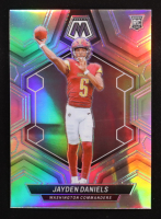Jayden Daniels 2024 Panini Mosaic Silver #302 RC at PristineAuction.com