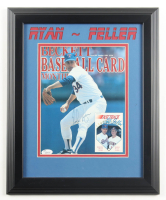 Nolan Ryan & Bob Feller Signed Custom Framed Photo Display (JSA) at PristineAuction.com