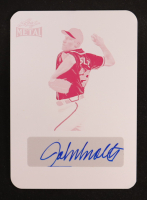 John Smoltz 2023 Leaf Metal Enshrined Autograph Printing Plate Magenta #EJS1 #1/1 at PristineAuction.com