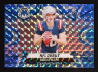 Drake Maye 2024 Panini Mosaic Mosaic Reactive Blue #273 DEB RC at PristineAuction.com