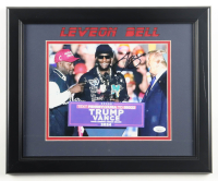 Le'Veon Bell Signed Custom Framed Photo Display (JSA) at PristineAuction.com