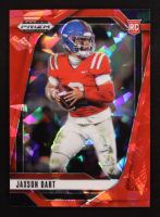 Jaxson Dart 2025 Panini Prizm Draft Picks Prizms Red Ice #90 RC at PristineAuction.com