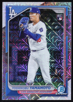 Yoshinobu Yamamoto 2024 Bowman Chrome Mega Box #73 RC at PristineAuction.com