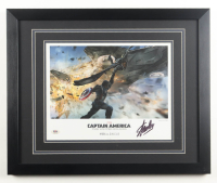 Stan Lee Signed LE "Captain America: The Winter Soldier" Custom Framed Art Print (PSA) at PristineAuction.com
