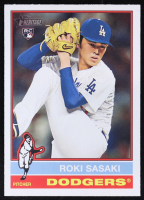 Roki Sasaki 2025 Topps Heritage #224 RC at PristineAuction.com